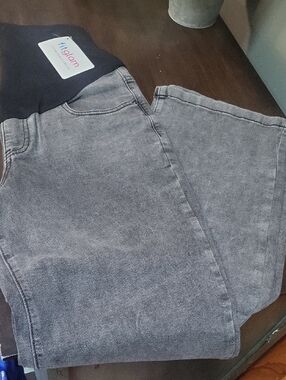 Gray Maternity Jeans